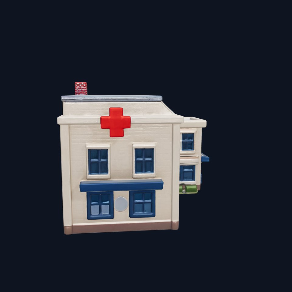 Whimsical Hospital Building model pack